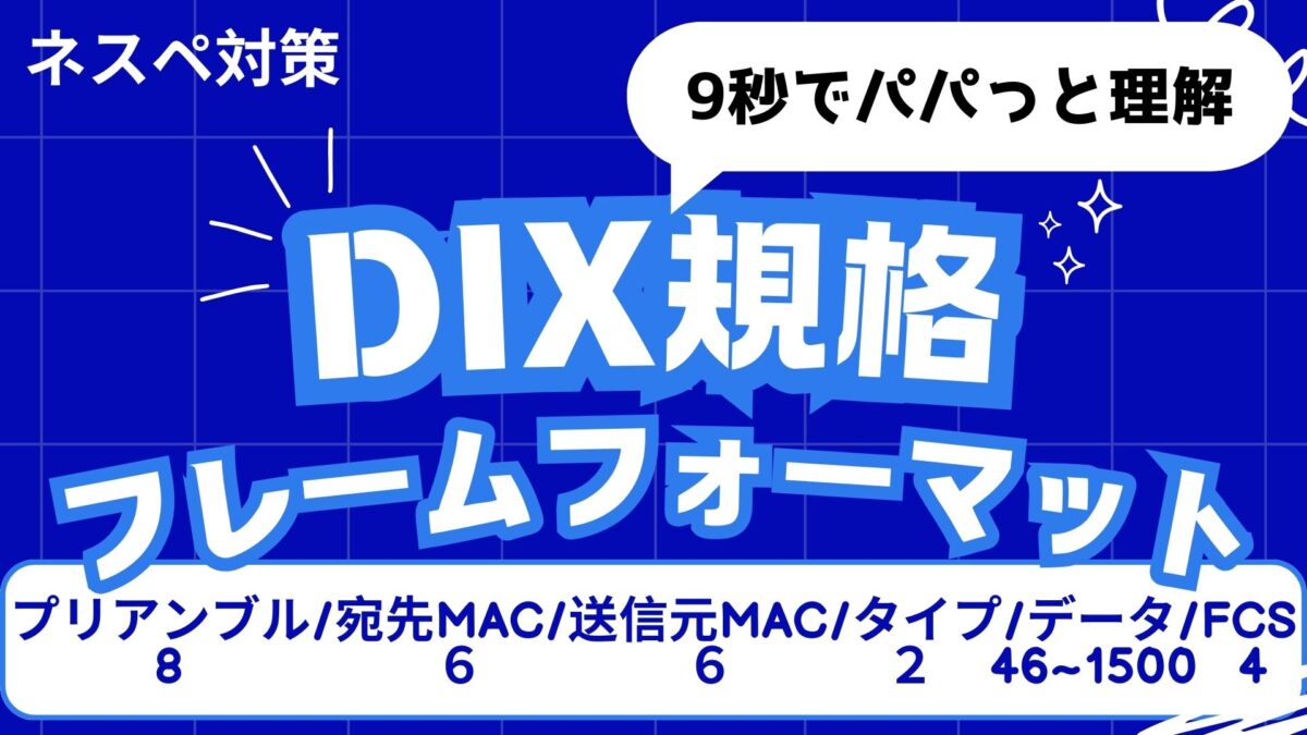 DIX規格フレームフォーマット